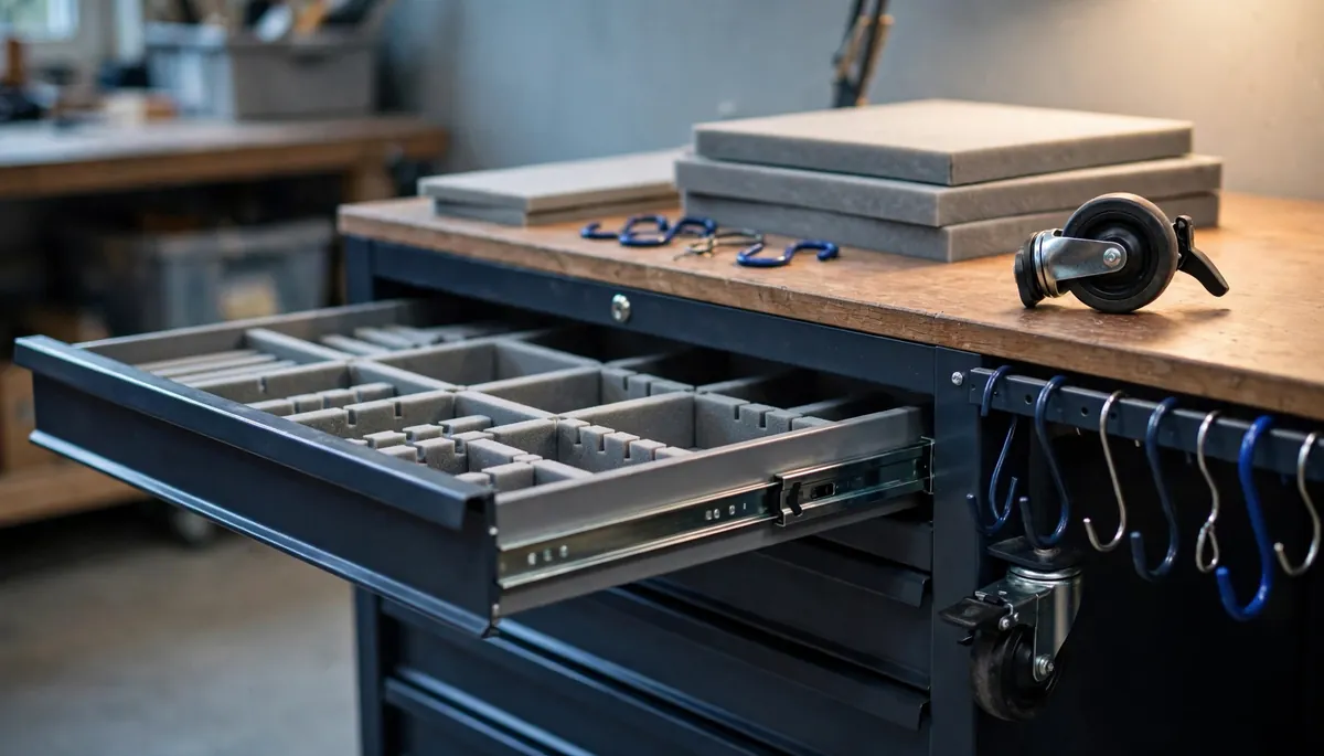 Quels accessoires pour une servante d'atelier ?