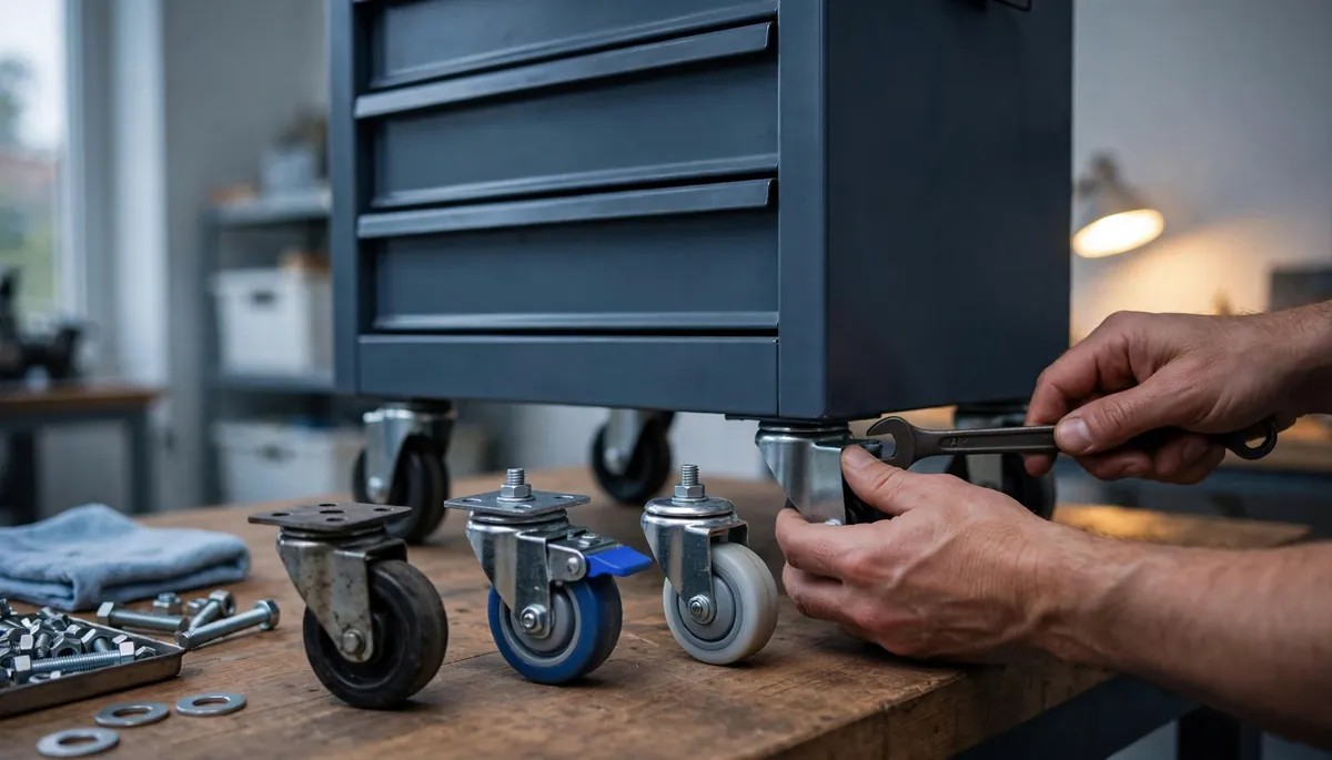 Quelles roulettes choisir pour une servante d'atelier ?